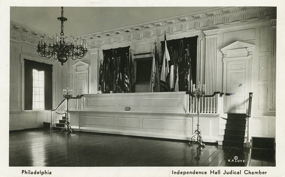 Judicial Chamber of Independence Hall - Postcard