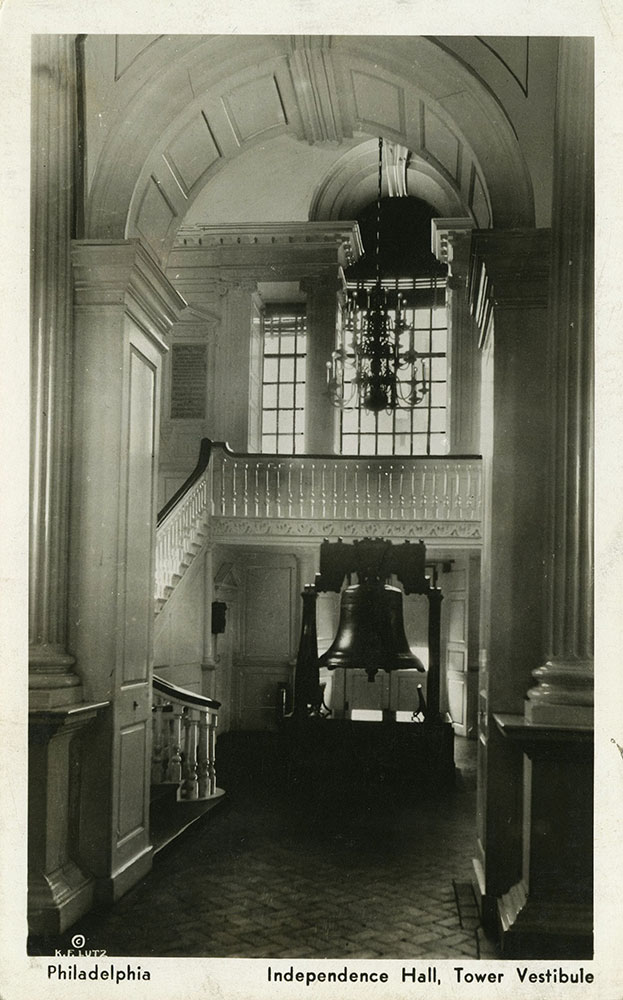 Tower Vestibule in Independence Hall - Postcard