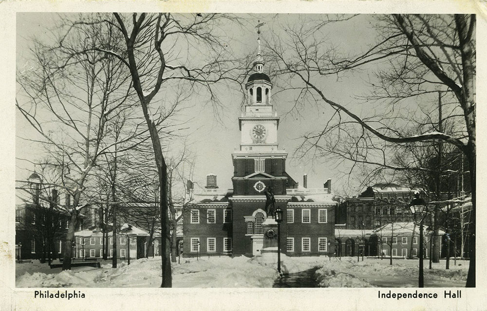 Independence Hall - Postcard