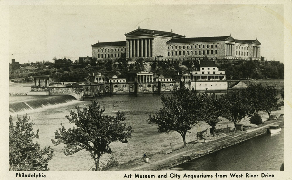 Art Museum and City Aquariums - Postcard