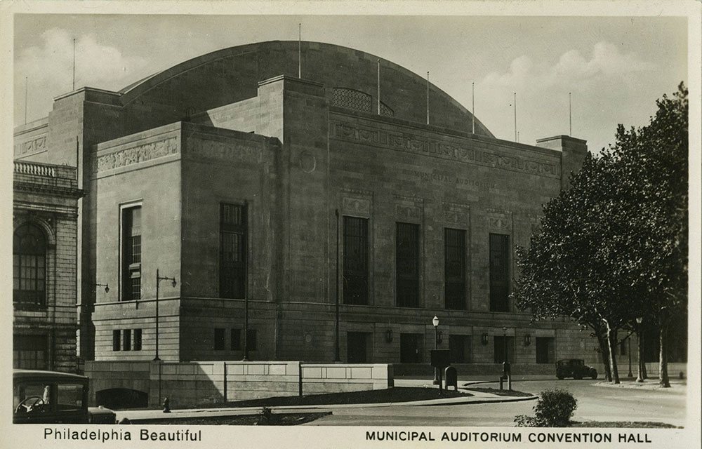 Convention Hall - Postcard