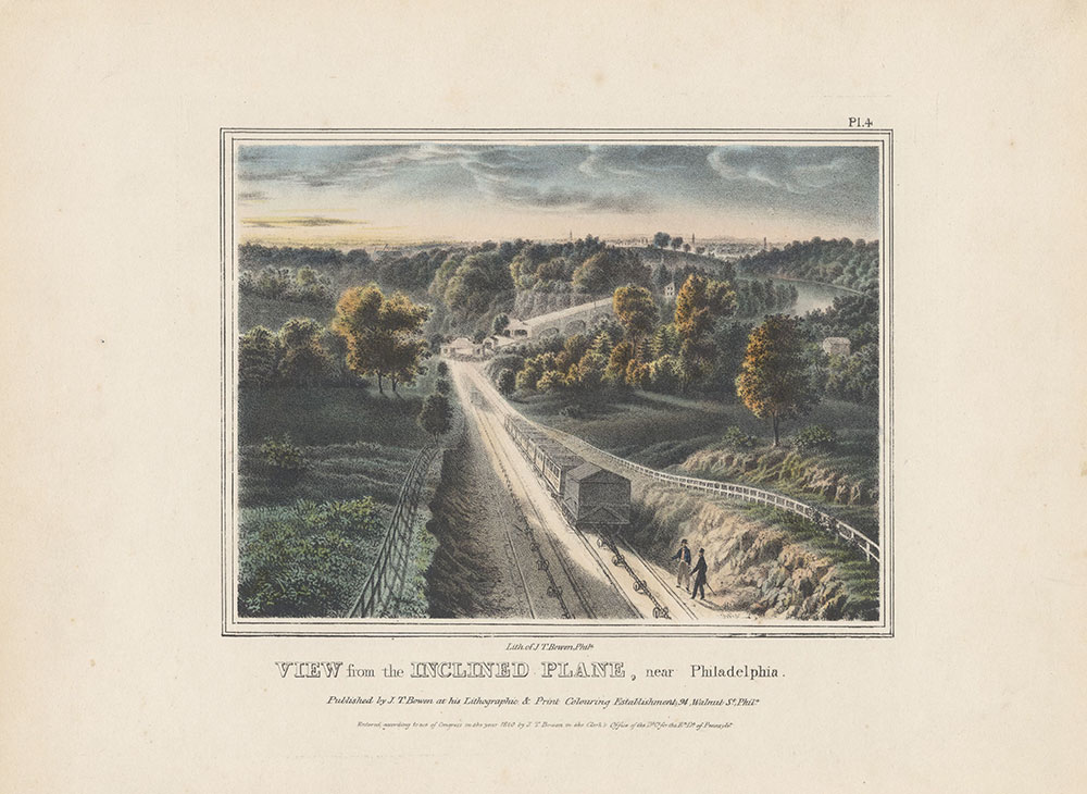 View of the Inclined Plane, near Philadelphia