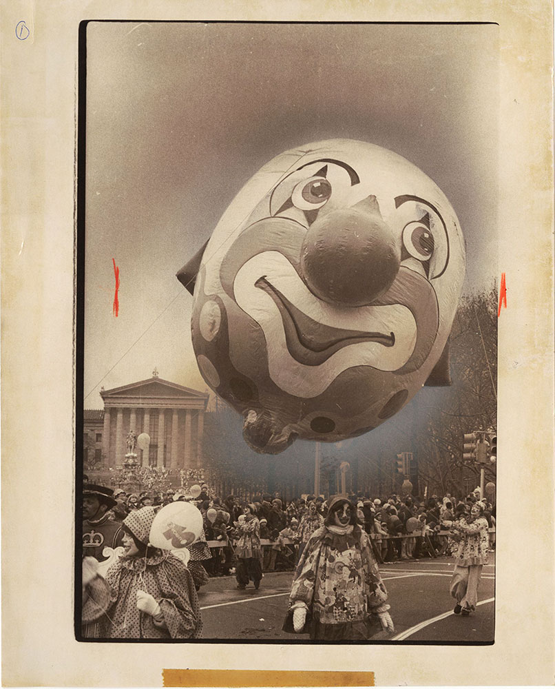 Clown Balloon At Thanksgiving Day Parade Digital Collections Free Library