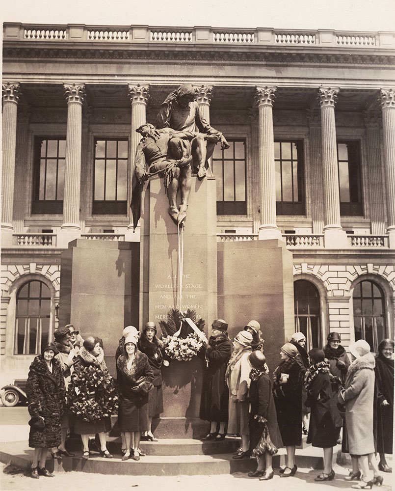 Shakespeare Memorial, Logan Square - 1930