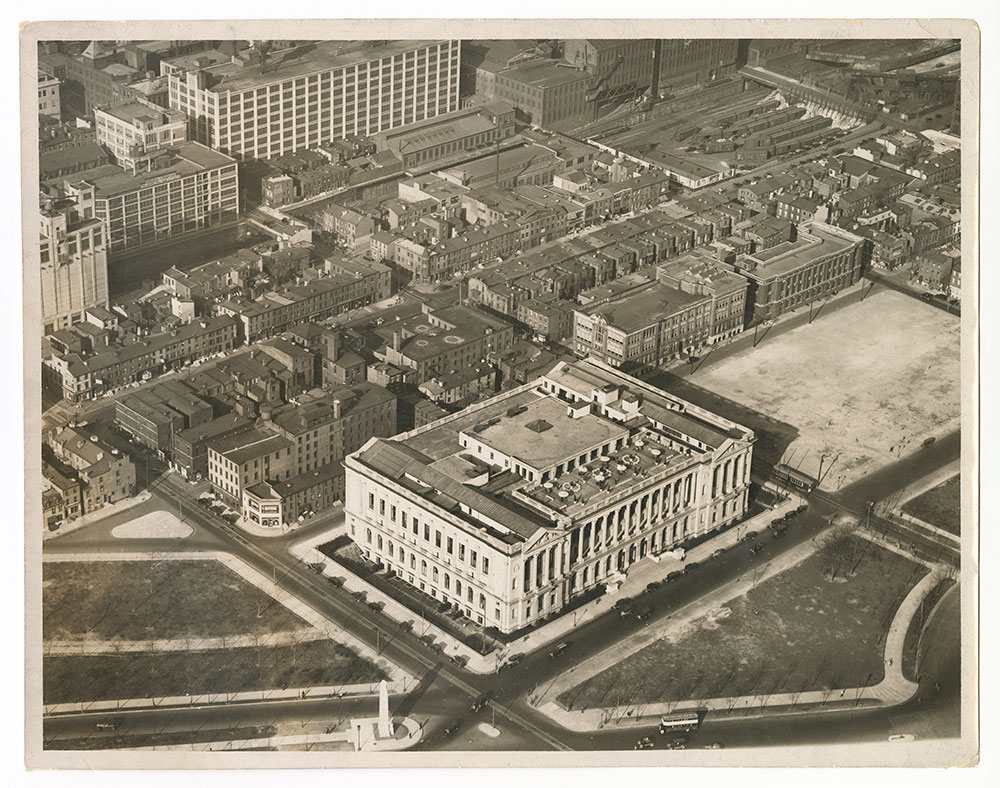 View of Free Library and Parkway