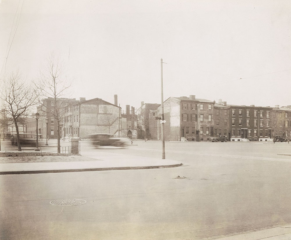 20th Street & Parkway, looking Southwest