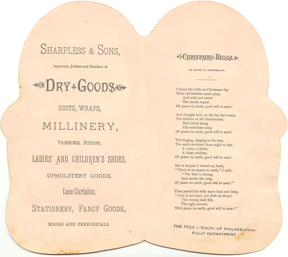 Sharpless & Sons trade card (verso of pdcp01069)