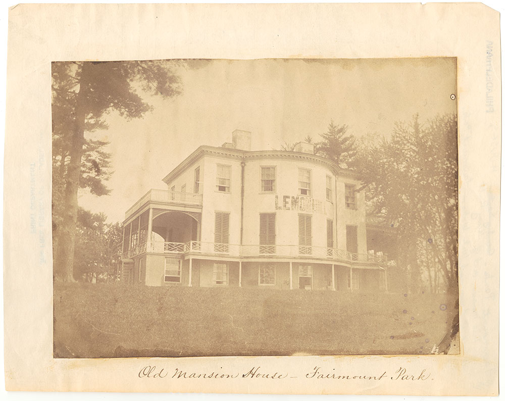 Old Mansion House -- Fairmount Park