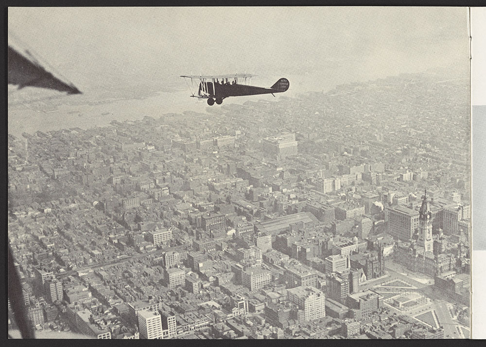 [Aero Service Plane over Philadelphia]