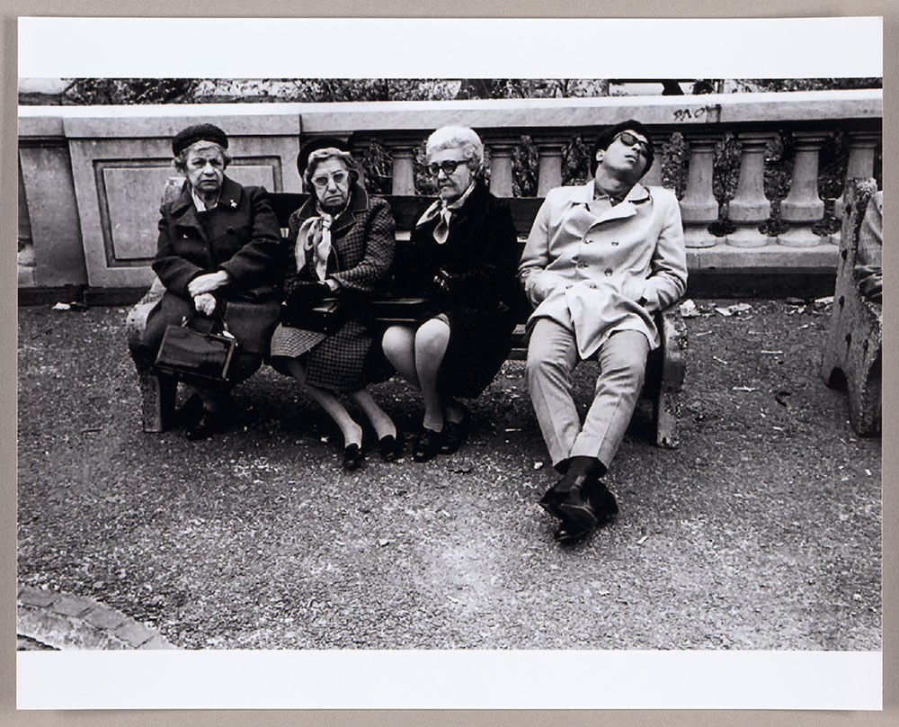 Park Bench, Rittenhouse Square, 1970s