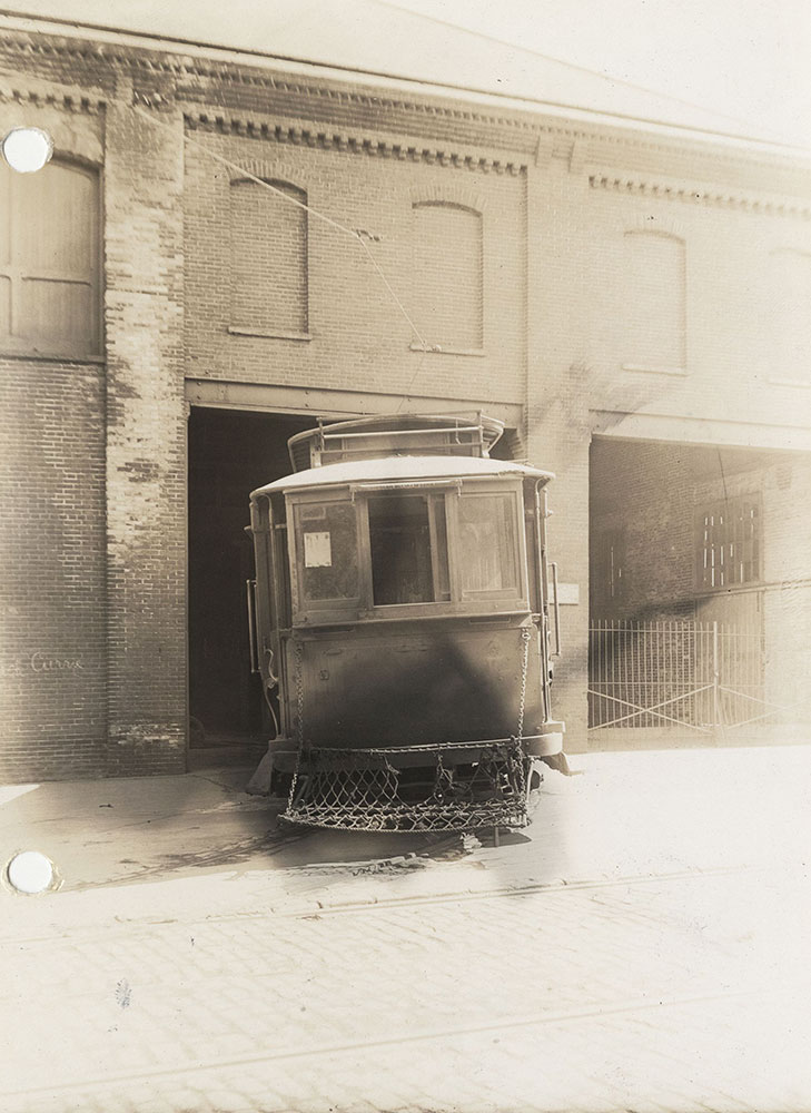 Trolley at depot
