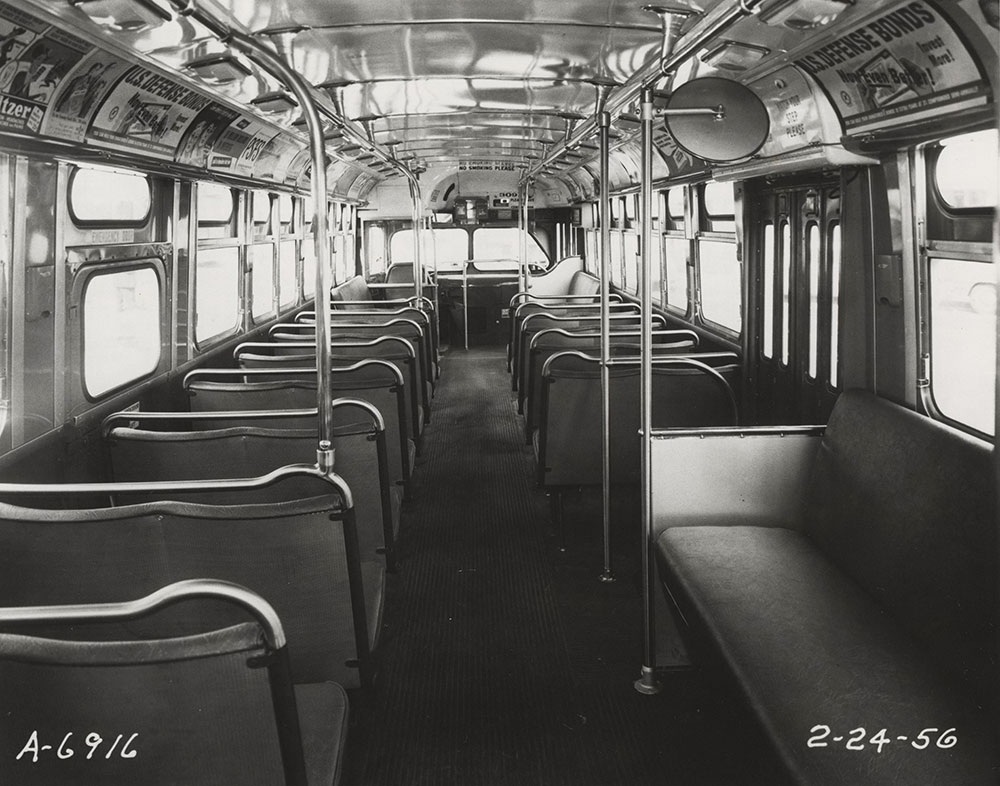 Bus interior view