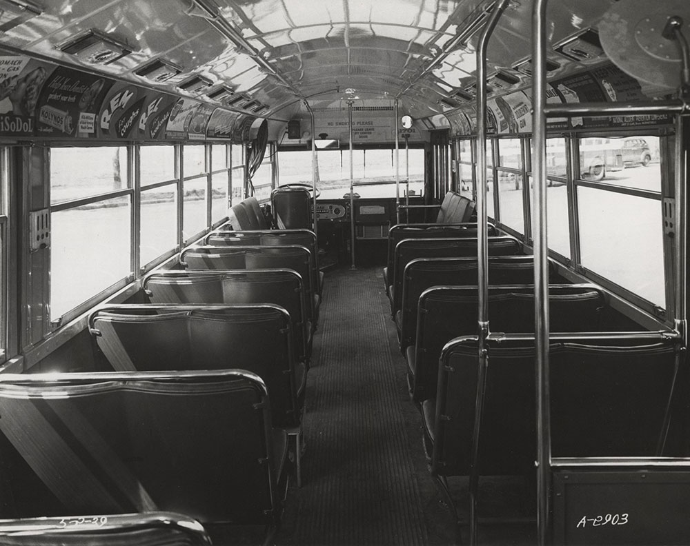 Bus interior view