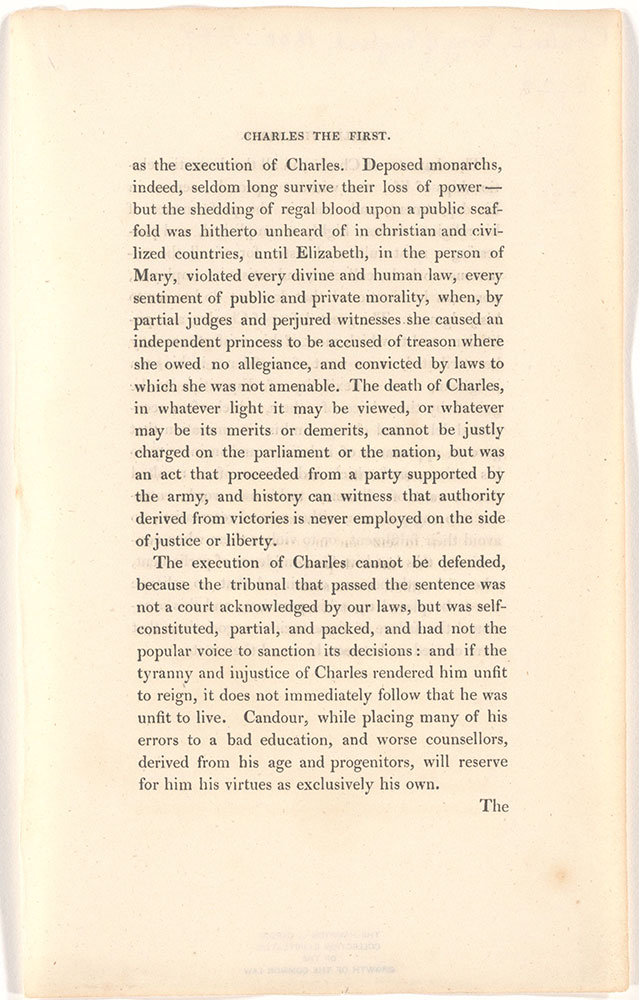 Charles The First, King of England unidentified text page 7