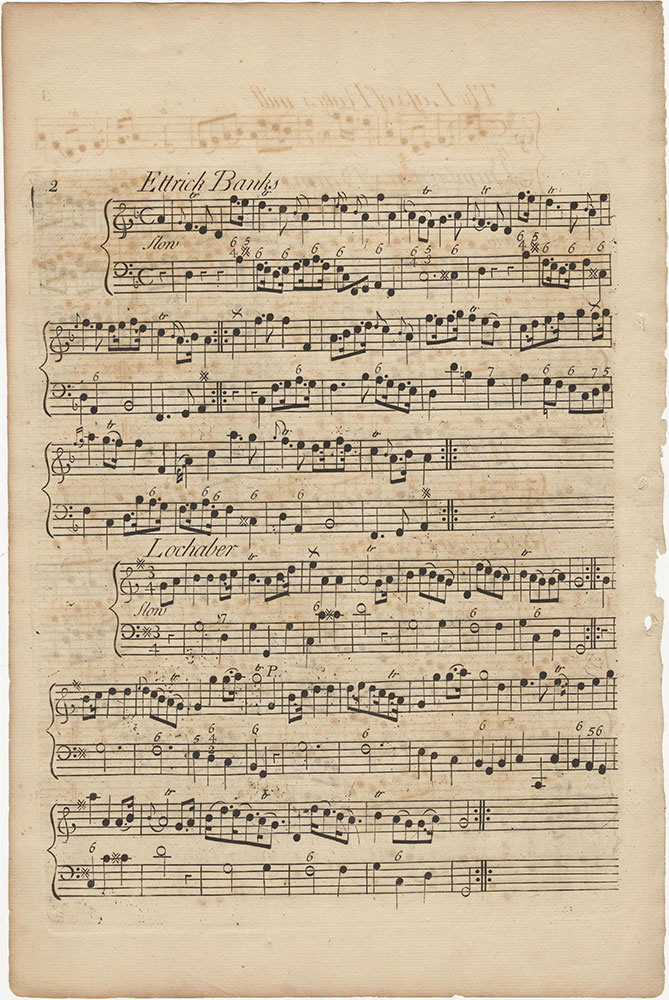 Collection of Old Scots Tunes: score p.2