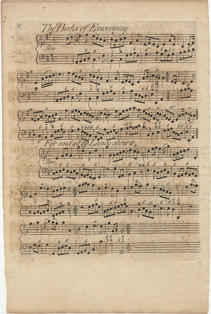 Collection of Old Scots Tunes: score p.8