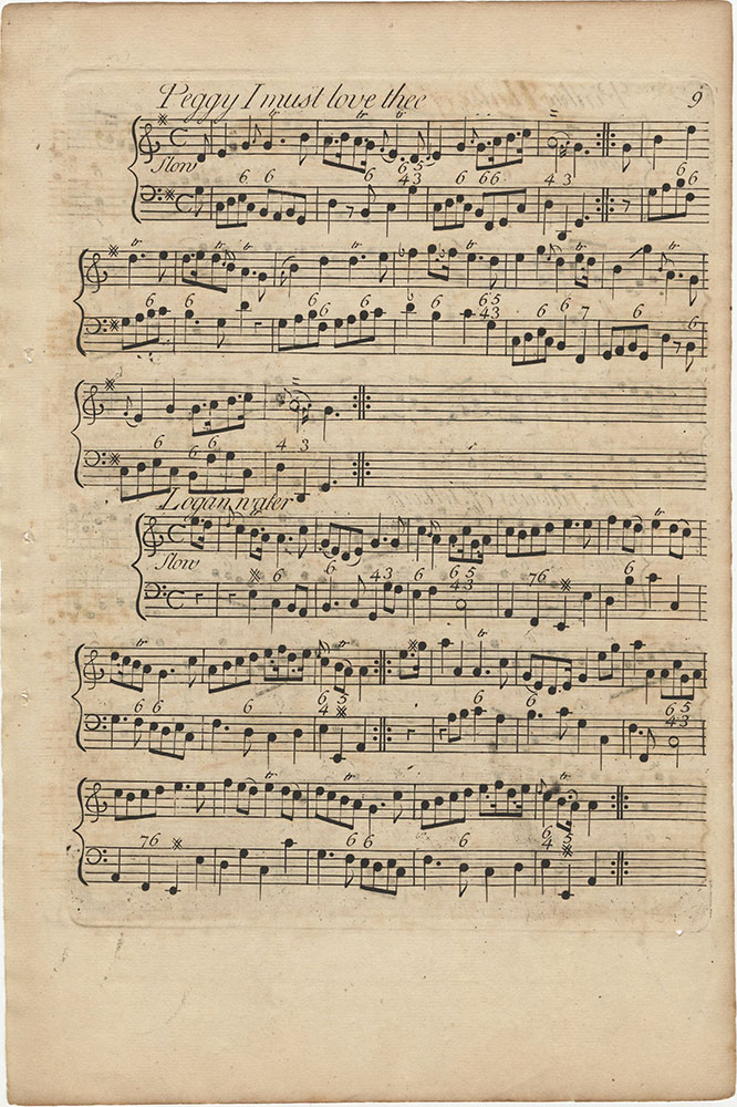 Collection of Old Scots Tunes: score p.9