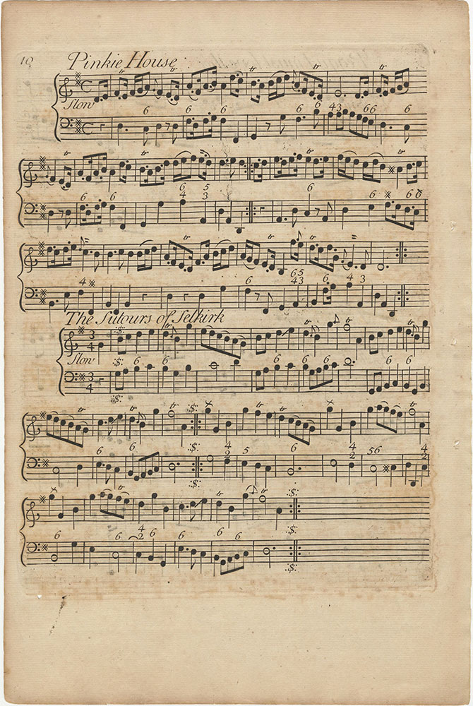 Collection of Old Scots Tunes: score p.10