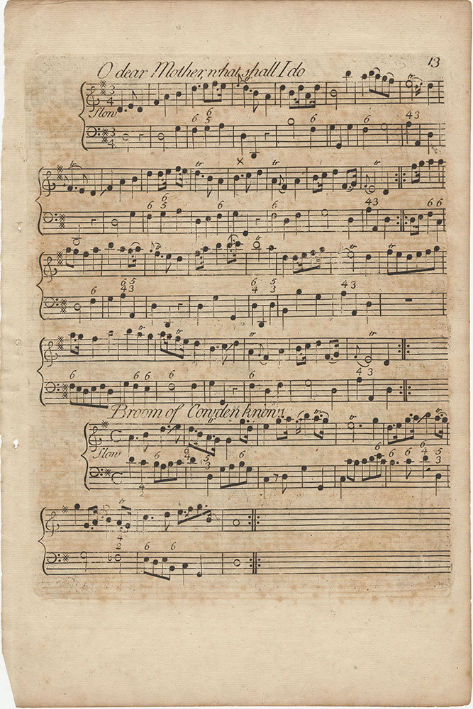 Collection of Old Scots Tunes: score p.13