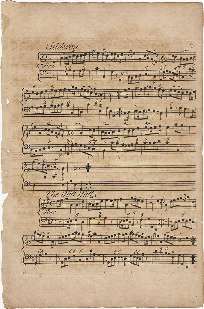 Collection of Old Scots Tunes: score p.15