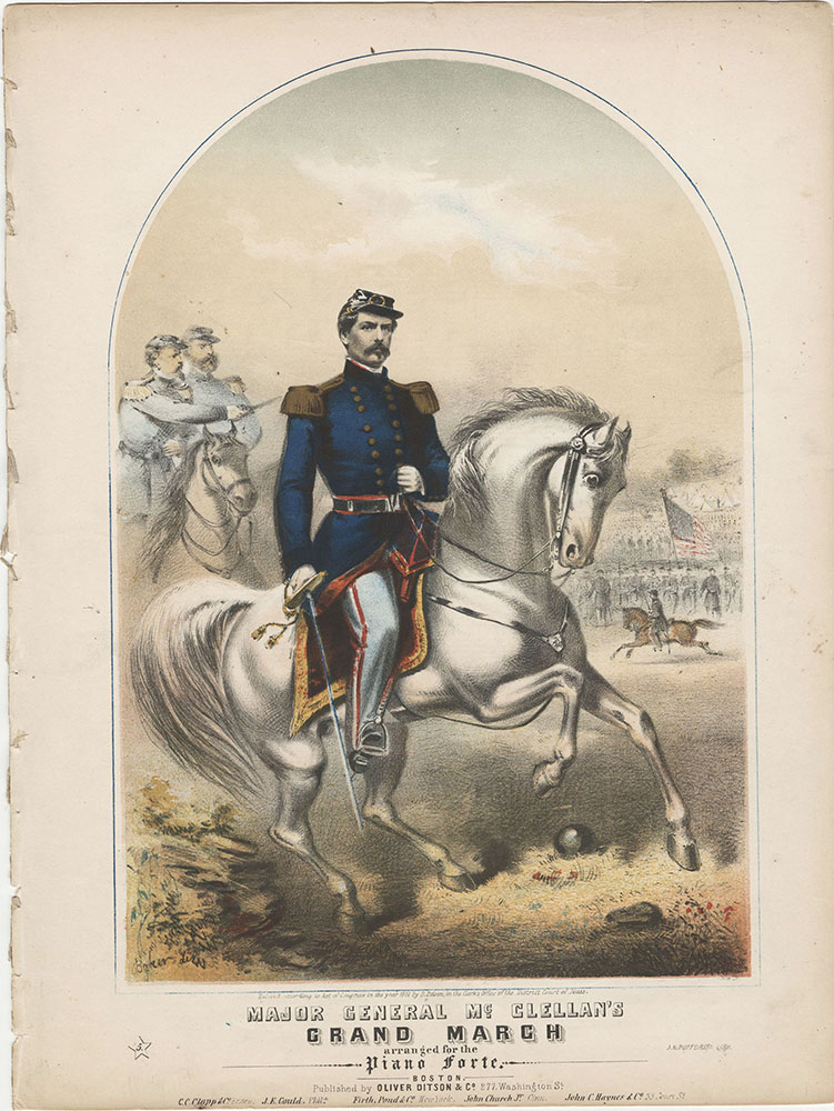 Major General McClellan's grand march: Title Page