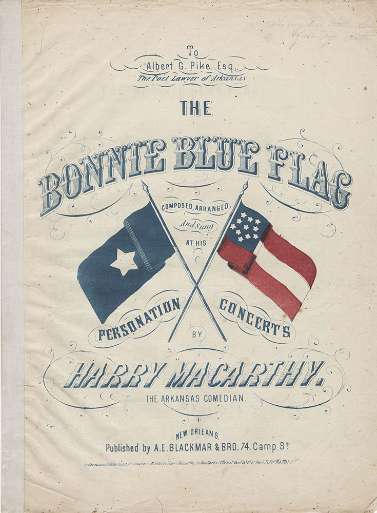 The bonnie blue flag: Title Page