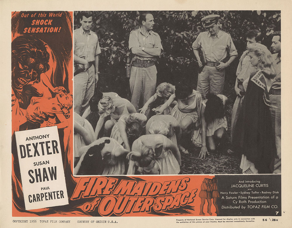 Lobby Card for Fire Maidens of Outer Space