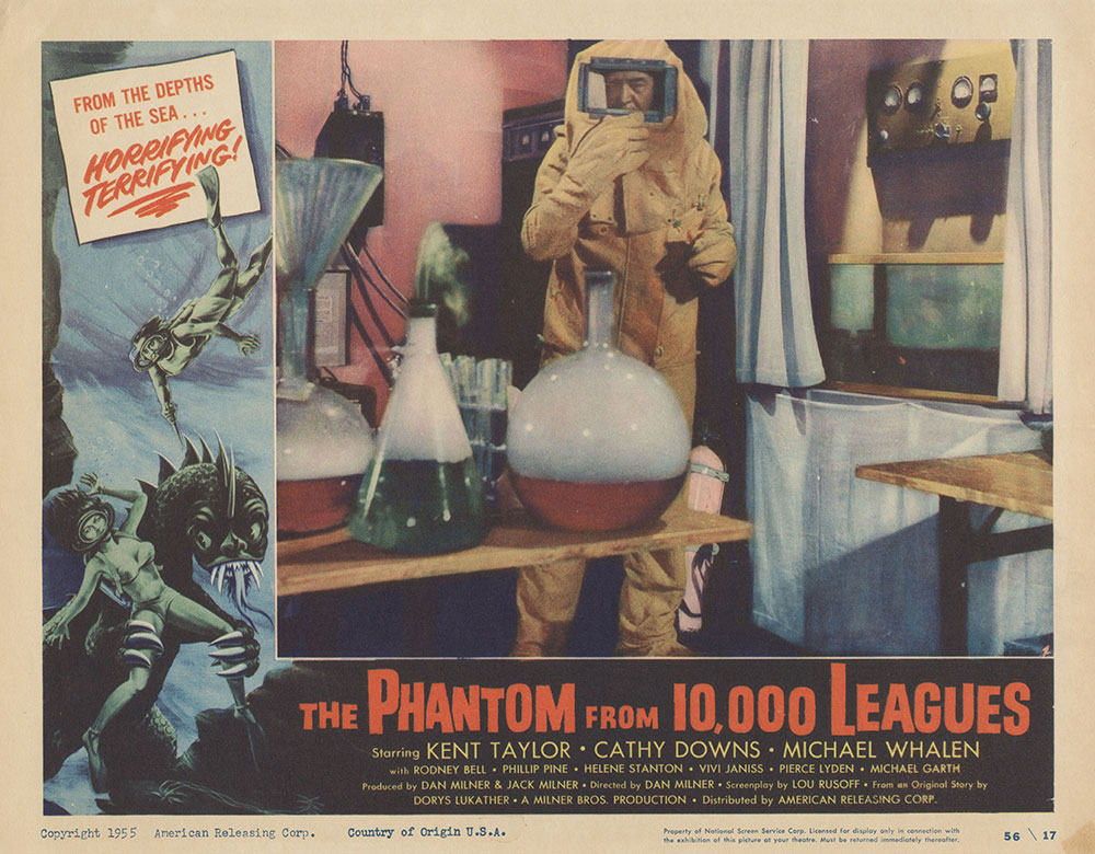 Lobby Card for The Phantom from 10000 Leagues