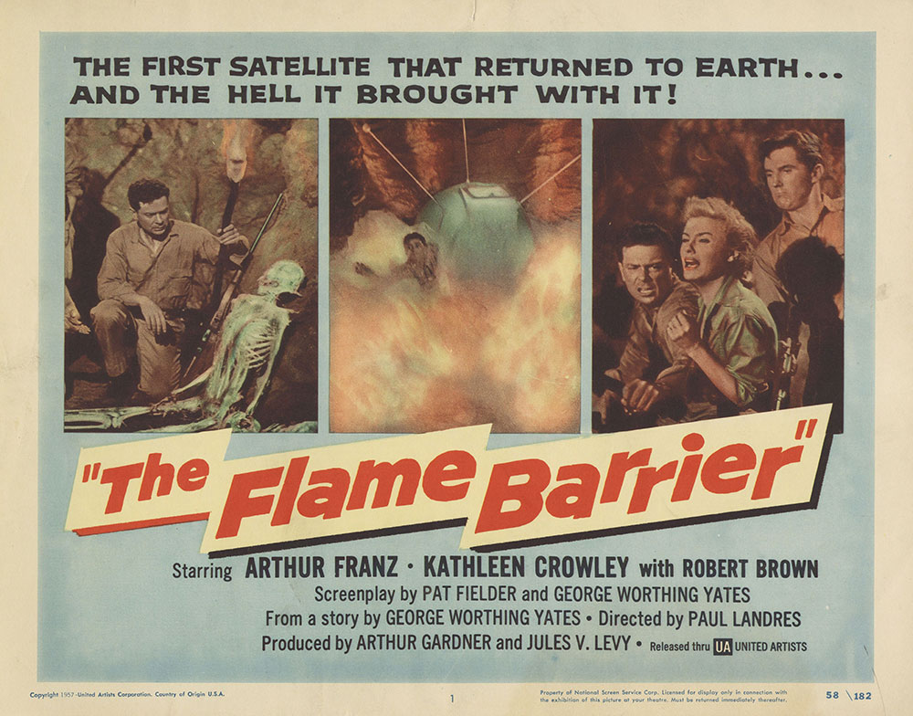 Lobby Card for The Flame Barrier