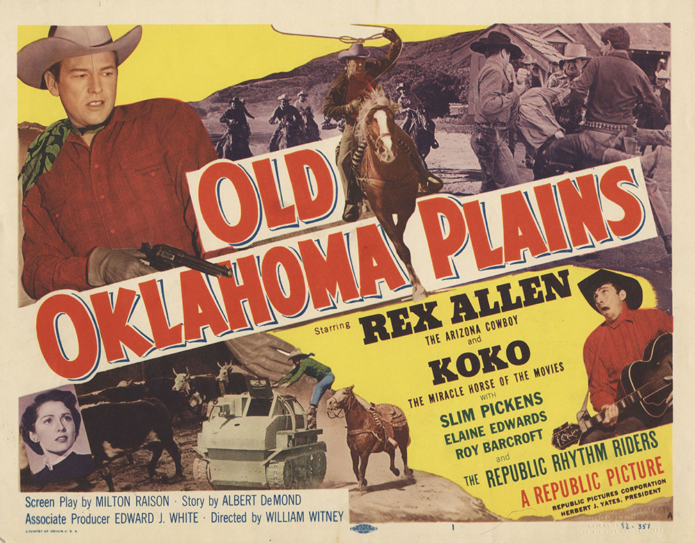 Lobby Card for Old Oklahoma Plains