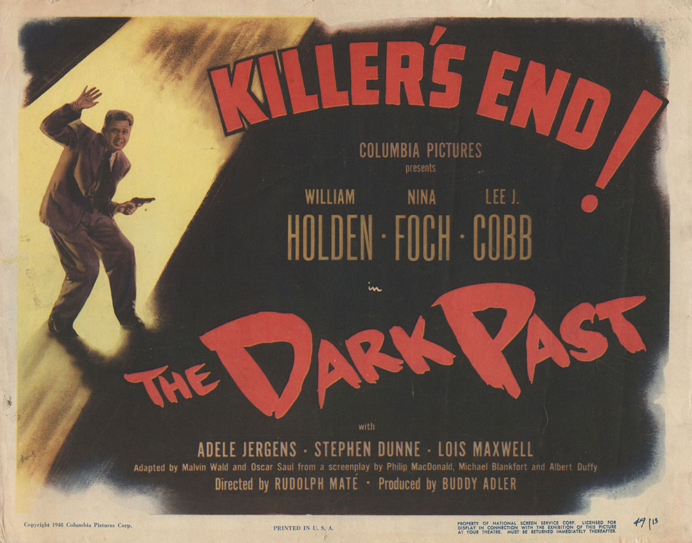 Lobby Card for The Dark Past