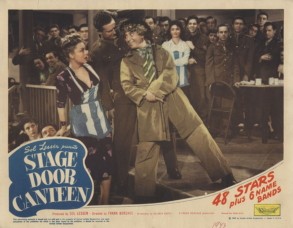 Lobby Card for Stage Door Canteen