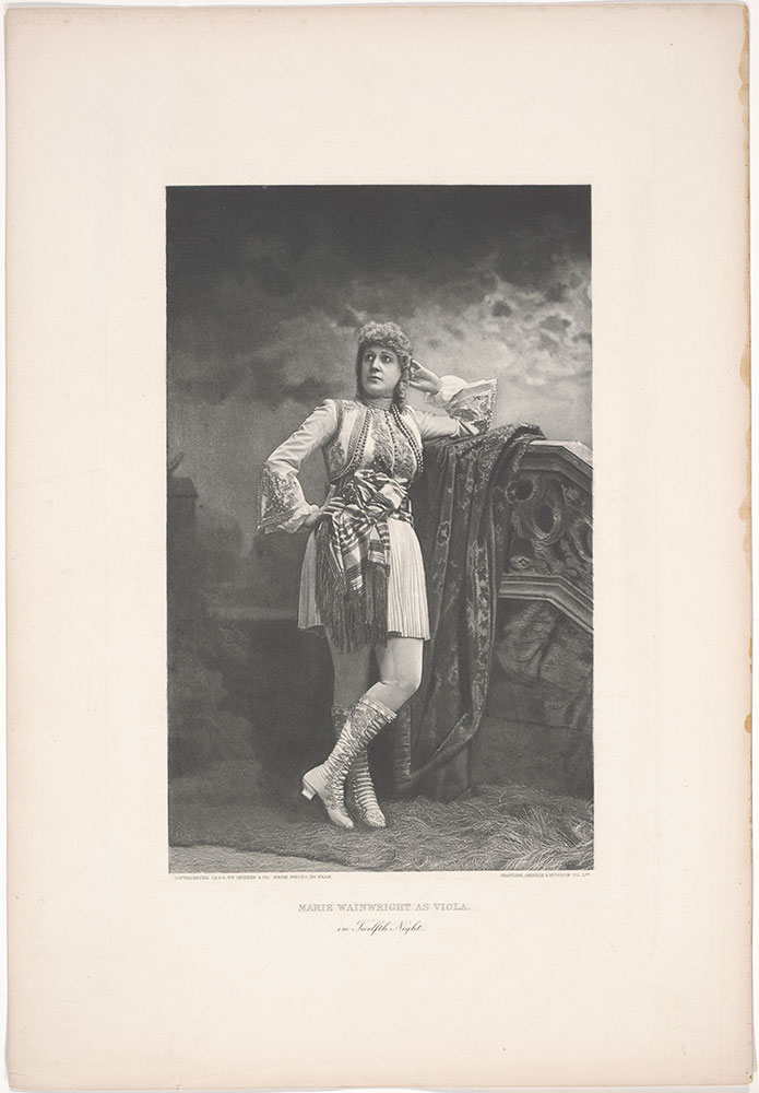 Marie Wainwright as Viola in Twelfth Night