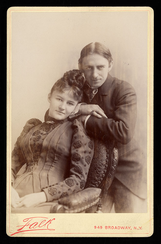 Cabinet Card of Sidney Drew and Mrs. Sidney Drew (née Gladys Rankin)