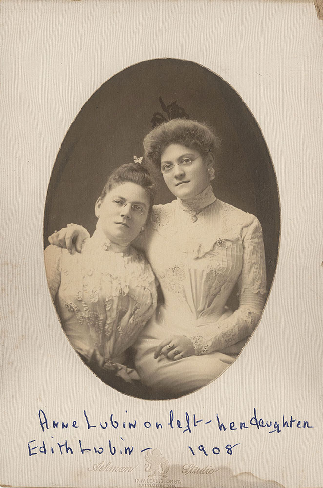 Anne Lubin and Edith Lubin
