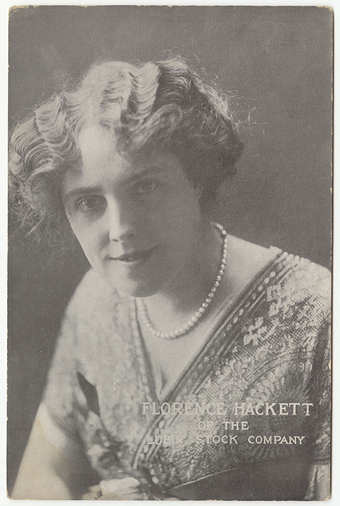 Promotional Photograph of Florence Hackett