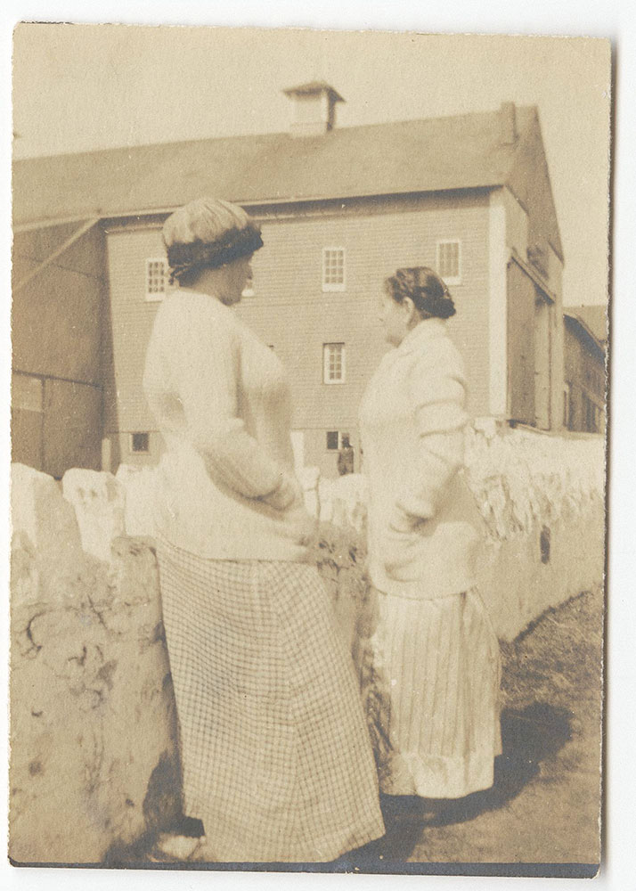 Photograph of Anne Lubin and Alice Lowry