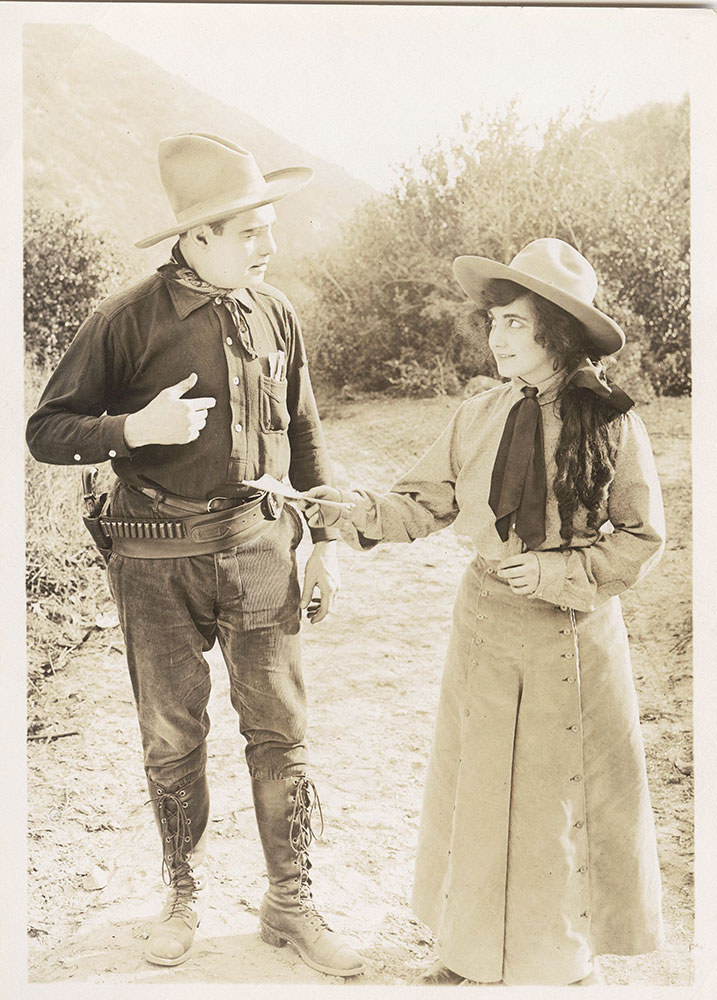 Still From Unidentified Lubin Film (Possibly His Partner)