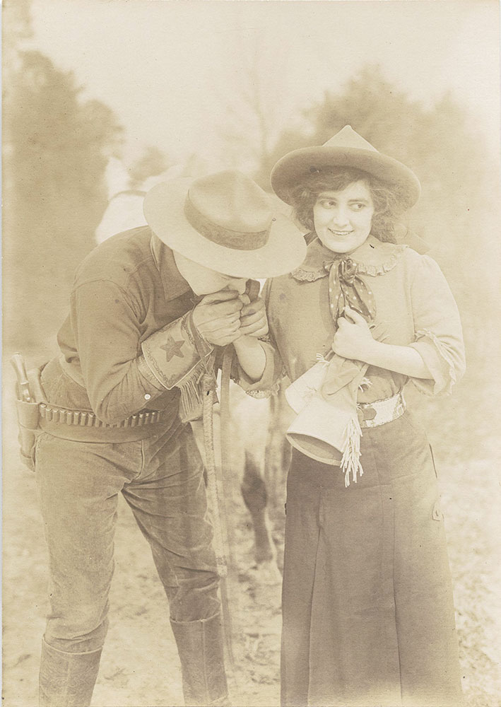 Still From Unidentified Lubin Film (Possibly His Partner)