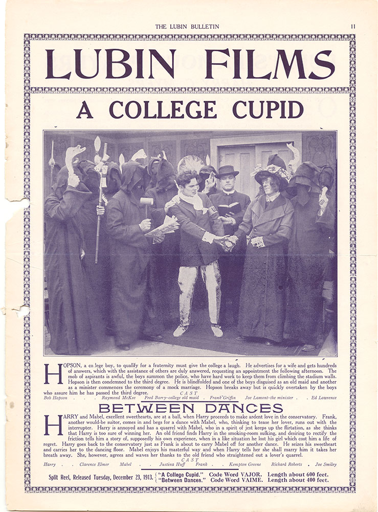 A College Cupid / Between Dances (Page 11)