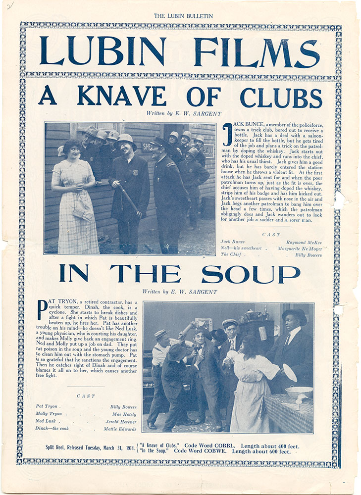 A Knave of Clubs / In the Soup (Page 2)