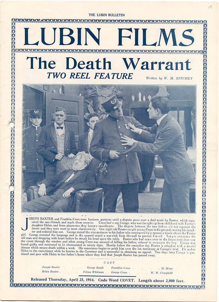 The Death Warrant (Page 19)