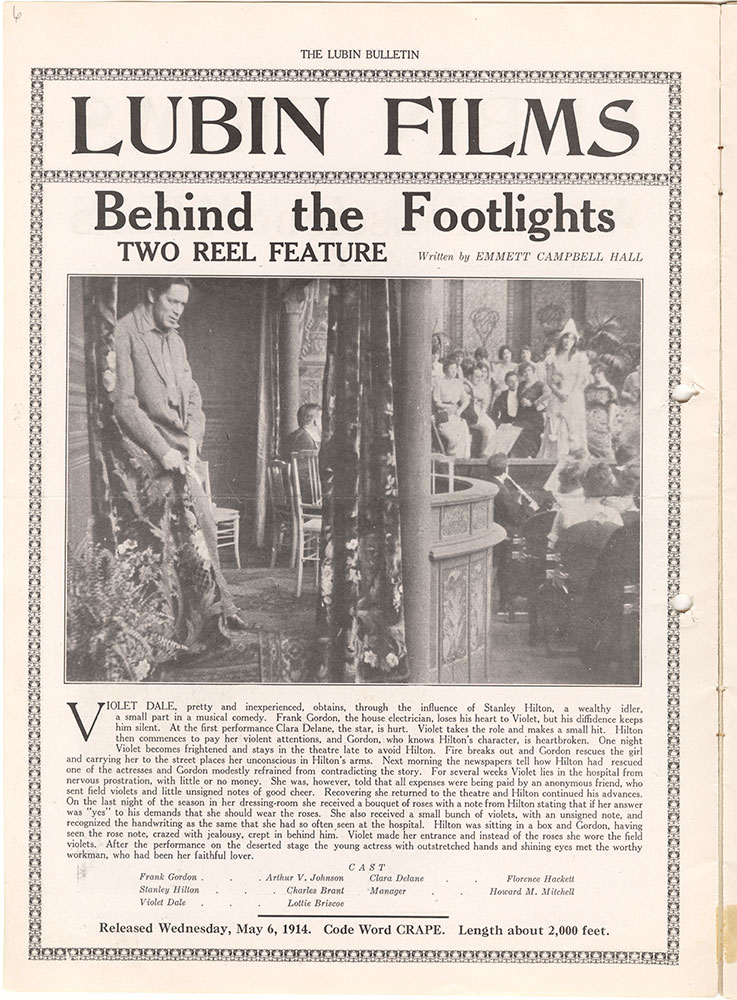 Behind the Footlights (Page 6)