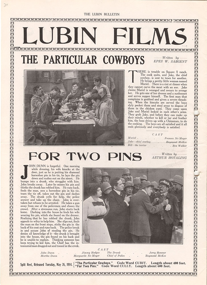 The Particular Cowboys / For Two Pins (Page 20)