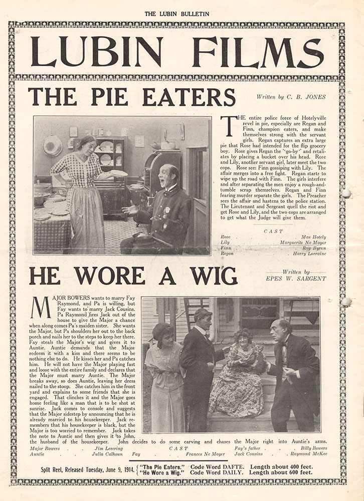 The Pie Eaters / He Wore a Wig (Page 8)