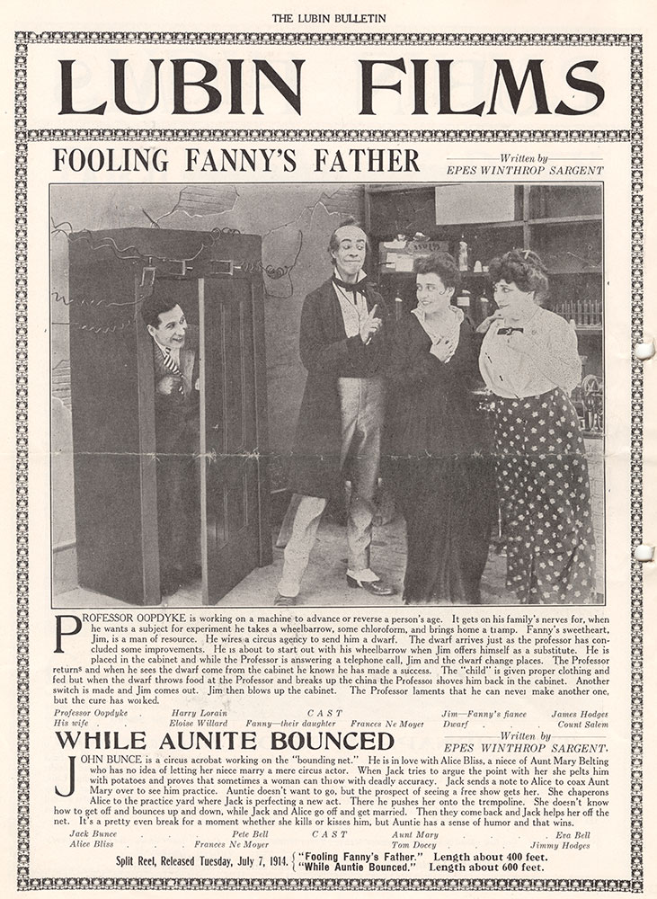 Fooling Fanny's Father / While Auntie Bounced (Page 6)