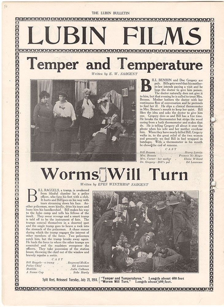 Temper and Temperature / Worms Will Turn (Page 16)