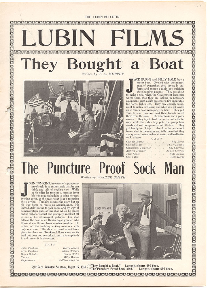 They Bought a Boat / The Puncture Proof Sock Man (Page 13)