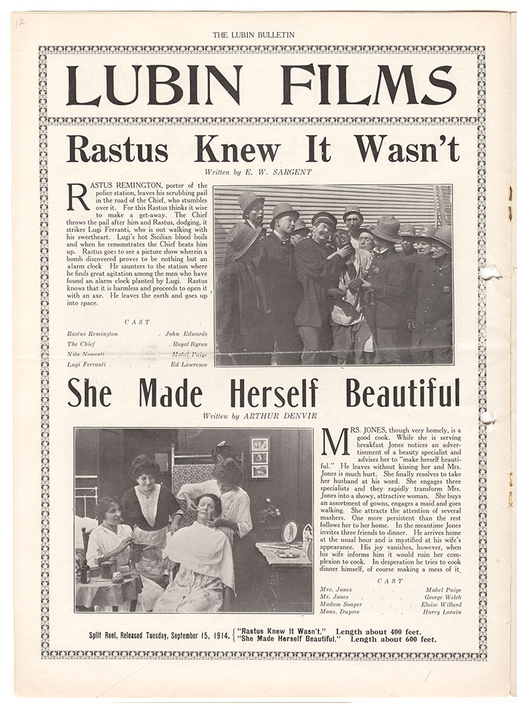 Rastus Knew It Wasn't / She Made Herself Beautiful (Page 12)