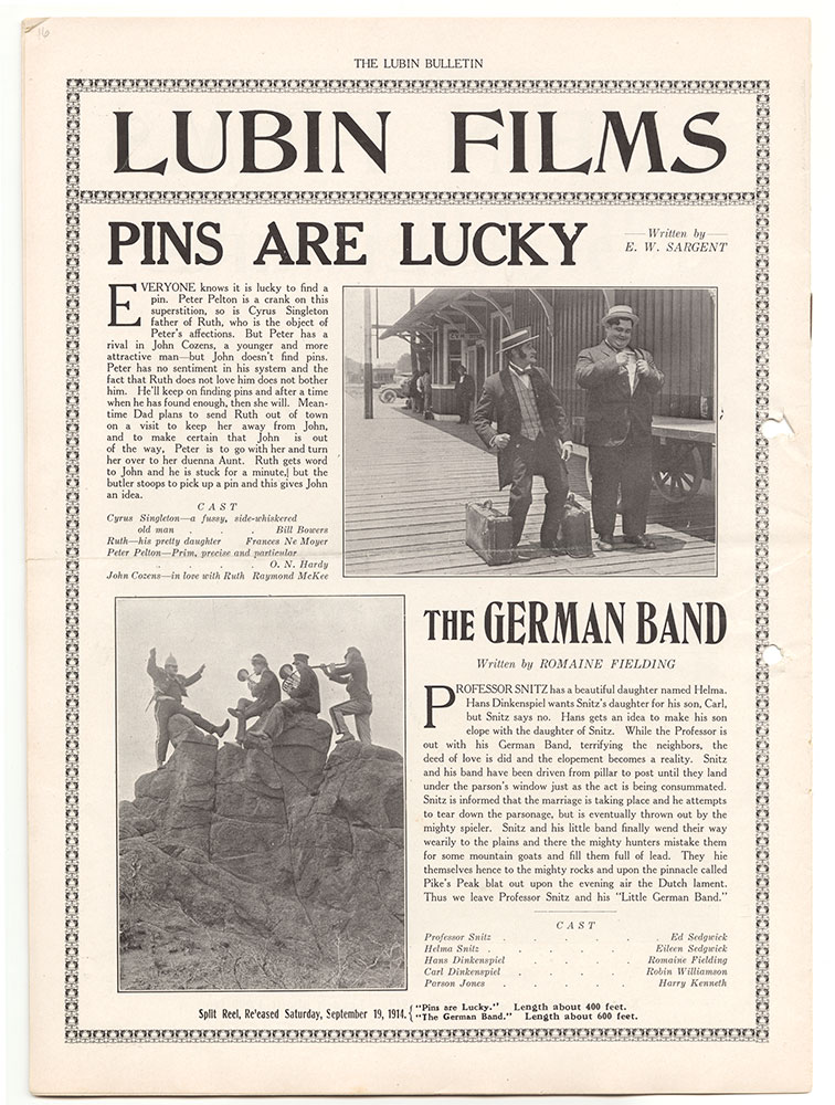 Pins are Lucky / The German Brand (Page 16)